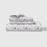 Bedsheet For King Bed Size Bedding With Pillow Cover For Bedroom - 108 X 108 Inches, Blue & White | Ideal For Hotel, House, Guest House