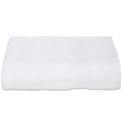 Ambra Linens 500 Gsm Highly Absorbent Towel, 100% Cotton, Soft & Plush, All Seasons Use, Large, Everyday Use, Durable (White)