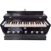 Musical Instrument Harmonium - 7 Stoppers, 39 Smooth Conditioned Keys, Double Bellow, Two Reeds (Base- Male), Perfect For Every Octave | Compact & Portable Design