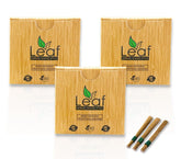 Aarogyam Herbals Leaf Regular Hand Rolled Cigarette With Tendu Leaves 100% Tobacco & Nicotine Free Smoke For Cough, Cold & Relieve Stress - Regular Flavour 3 Packets 10 Sticks X 3