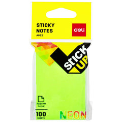 Sticky Notes - 3 X 2 Inch, Size Self Adhesive Notes, 100 Sheets Each (Pack Of 5)