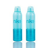 Nike Up Or Down Eau De Toilette Deodorant 400ml 13.5 Fl.oz. Pack Of 2 | Perfect Gift Set For Girlfriend | Long Lasting Frgarance