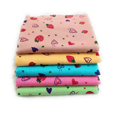 Cotton Colors Pure Bath Towels 1 Kg | Extra Soft Berry Printed Design Bath Towel - Pack Of 5 (Multicolor)