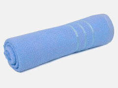 Blissful Creations 100% Cotton Bath Towels 450 Gsm | Soft & Absorbent Bath Towel For Men & Women - Urban Comfort (Blue)