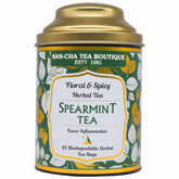 San-Cha Floral & Spicy Spearmint Herbal Tea - 25 Biodegradable Herbal Tea Bags | Herbal Tea For PCOS & PCOD - Eases Stomach Pain & Bloating | Caffeine Free