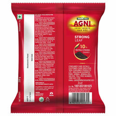 Tata Tea Agni Chai Patti - 250gm, 8.8 Ounce | Strong Chai With 10% Extra Strong Leaves - Loose Leaves Black Tea, Medium Caffeine Chai Patti
