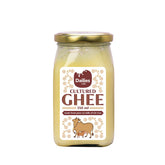 Organic Natural Cultured A2 Gir Cow Ghee By Dailies | Naturally Rich Taste & Aroma Desi Pure Ghee Perfect For Desserts | (350ml) 11.8 Ounce | Jar Pack