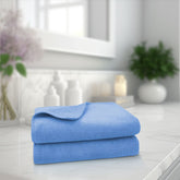 Sassoon Venir Microfiber 2 Piece Hand Towels 450 Gsm | Absorbent & Quick Dry Multipurpose Hand Towels (Heaven)
