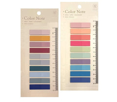 Index Tabs Sticky Notes With Ruler Multi Color Sticky Tabs For Notebook, Books - Packs Of 2