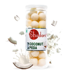 Shadani Coconut Peda (200gm), Nariyal Meethai, Coconut Flavoured Soft Candy