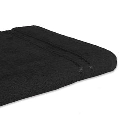 Welspun 100% Cotton Quik Dry Bath Towel 380 Gsm | High Absorbency Super Soft, Fast Drying Bath Towels | Large Size Bath Towel For Men & Women (Black)
