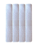 Akin Premium Cotton Bath Towels 2000 Gsm (Pack Of 4) - White