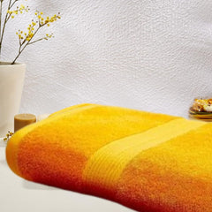 Showstopper Cotton Bath Towel 500 Gsm (Mustard Yellow)