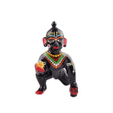 Laddoo Gopal God Idol, Bal Krishna, Kanha Ji Statue, Brass, Multicolor - 14 Cm, For Gifting & Worship, Religious, Home DƩcor, Baby Krishna Idol, Lord Krishna Statue