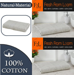 Fresh From Loom Luxury Edition Egyptian 100% Pure Cotton Bath Towel 600 Gsm | High Water Heavy Soft Dual Stitched Bath Towel (Light Grey)