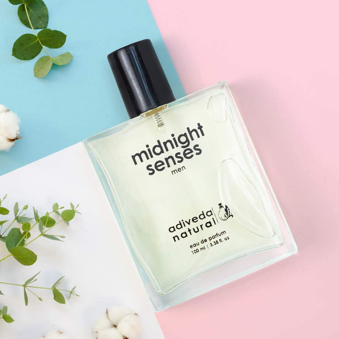 Adiveda Natural Midnight Senses Eau De Parfum | White Arabian Oudh Perfume For Men 100ml 3.4 Fl.oz. Adiveda Natural Midnight Senses Eau De Parfum | White Arabian Oudh Perfume For Men 100ml 3.4 Fl.oz.