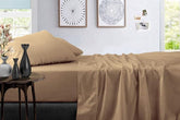 Premium Plain Single Bedsheet With 1 Matching Pillow Cover - Size 60 X 90 Inches, Cream | 300 TC Microfiber For Single Bedsheet
