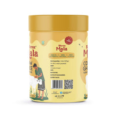 100% Pure Cow Ghee By Shreemala | Rich In Vitamins A, D, E & K Healthy Desi Ghee Good For Deep Frying | (1 Litre) 33.8 Ounce | Jar Pack