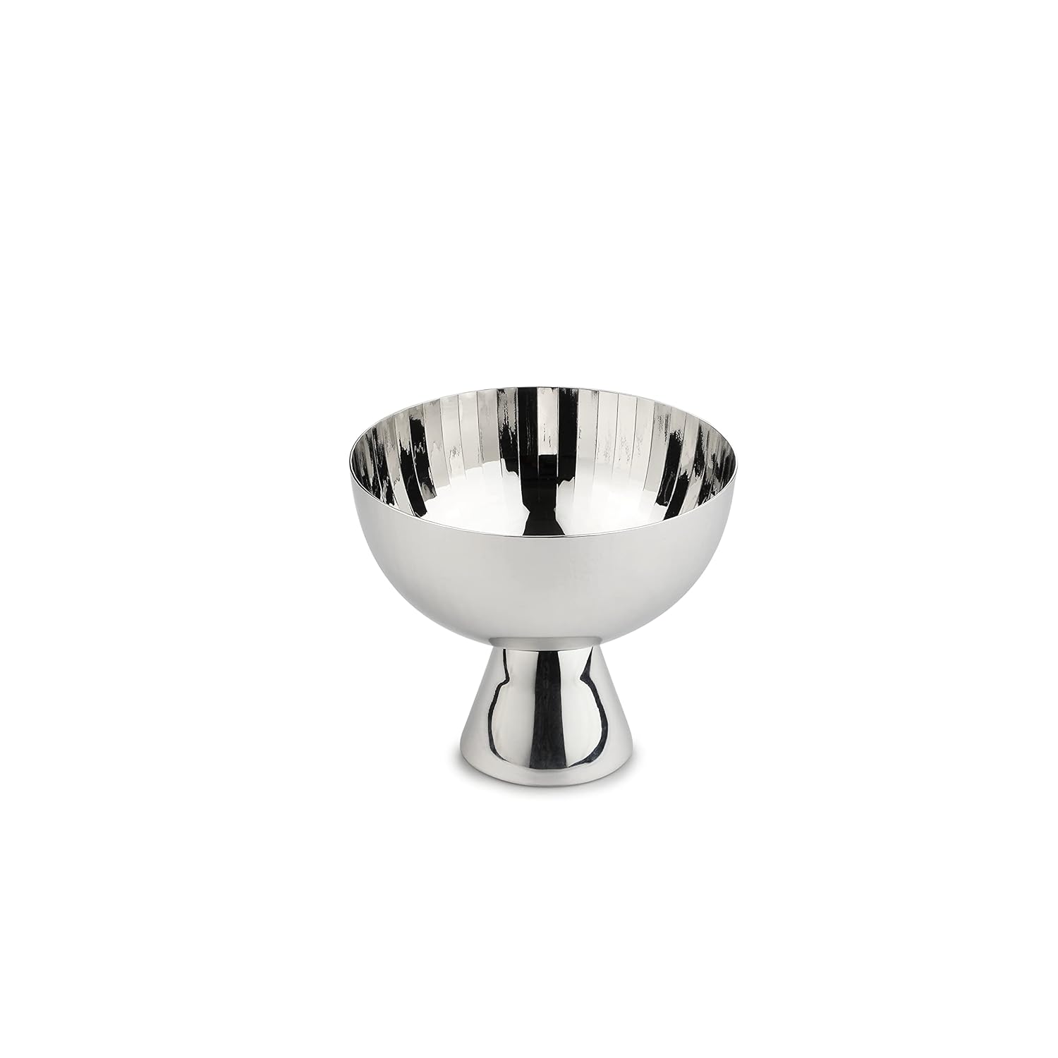Designer Stainless Steel Ice Cream Cups Set Of 2 - Rhythm Series, Silver | Pudding Set For Serving Ice Cream, Fruit, Pudding - Serve Ware, Dinnerware & Tableware Designer Stainless Steel Ice Cream Cups Set Of 2 - Rhythm Series, Silver | Pudding Set For Serving Ice Cream, Fruit, Pudding - Serve Ware, Dinnerware & Tableware