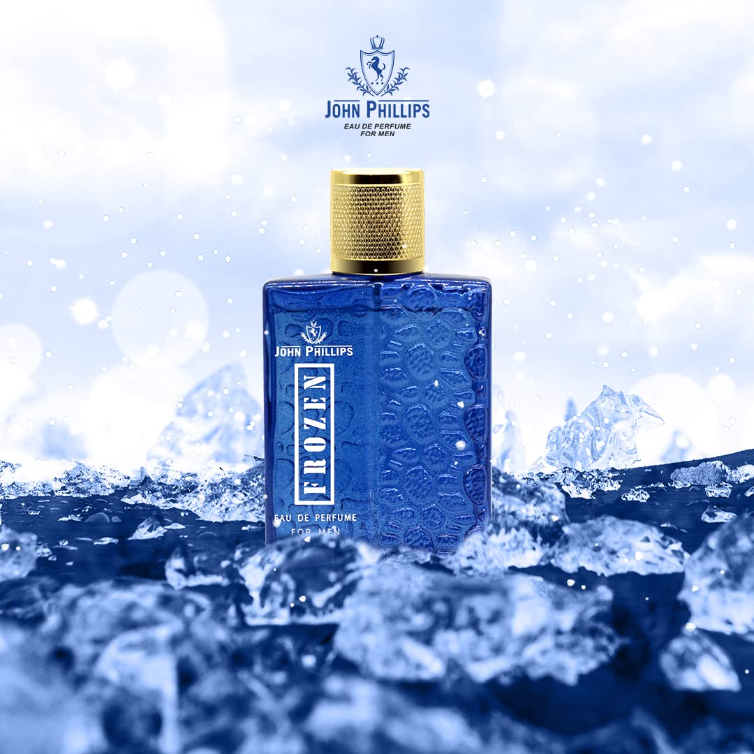 John Phillips Luxury Tomm Sportz 60ml 2 Fl.oz. & Frozen Eau De Parfum 100ml 3.4 Fl.oz. | Pack Of 2 Fragrances For Men John Phillips Luxury Tomm Sportz 60ml 2 Fl.oz. & Frozen Eau De Parfum 100ml 3.4 Fl.oz. | Pack Of 2 Fragrances For Men