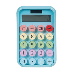 Wishkey Dual Power, Battery And Solar Powered Calculator, 10 Digit LCD Display Screen, Easy To Press Buttons, Calculator For Office, School & Home, Desktop Assorted