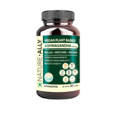 Natureally Ashwagandha 500mg Extra Strength Natural Formulation Support Strength & Energy Withania Somnifera Extract | 30 Vegetarian Tablets 50gm 0.1lbs