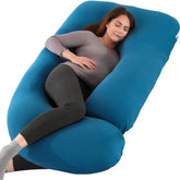 Pregnancy Pillows, Full Body Maternity Pillow For Sleeping, Royal Blue Color | For Back, Belly, Hips, Legs Support | For Pregnant Women, Resting Pillow, Washable Cover, Soft Pillow