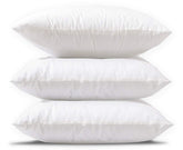 Microfiber Soft Pillow, Sofa Pillow Cushion, Bed Takiya, Comfortable, White - 16 Inch | Bed Pillow, Washable, Easy To Clean & Maintain | Perfect Support For Relaxation - Pack Of 3