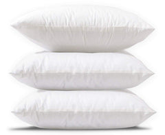 Microfiber Soft Pillow, Sofa Pillow Cushion, Bed Takiya, Comfortable, White - 16 Inch | Bed Pillow, Washable, Easy To Clean & Maintain | Perfect Support For Relaxation - Pack Of 3