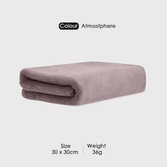 Housse Premium Microfiber Face Towel 600 Gsm | Korean Beauty Quick Dry Makeup Remover Antimicrobial For Sensitive Skin Face Towel (Pack Of 4) - Grey
