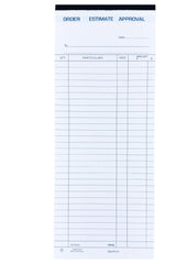 Estimate Pad No.2, 80 Sheets 160 Pages, Premium Stationery Billing Book For Shop & Office, 10Pcs