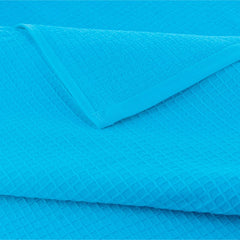 Casa Copenhagen Egyptian Cotton Exotic Hand Towel 400 Gsm (Wf Teal Blue)- 2 Pcs