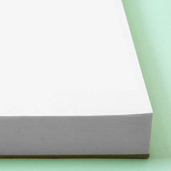 A4 Size, Jumbo Pre-Punched Blank Plain Writing Pad, Unruled For Sketching (White) Pack Of 2