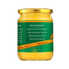 100% Pure A2 Gir Cow Desi Ghee By Mangalam Ghrit | Traditional A2 Ghee Bilona Method Healthy Bilona Ghee For Diet | (500ml) 16.9 Ounce | Jar Pack