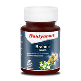 Baidyanath Brahmi Tablets Helps To Handle Lifeās Daily Stress, Promotes Mind Relaxation | 60 Tablets 100gm 0.2lbs