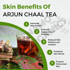 Namo Organics Arjun Ki Chaal Arjuna Tree Bark Raw, Lowers Bad Cholesterol, Ideal For Herbal Skin Care | 400gm 0.8lbs