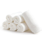 Ivaza Cotton Face Towel Super Soft Hand Towels | Gym & Workout Towels (White)- Pack Of 2