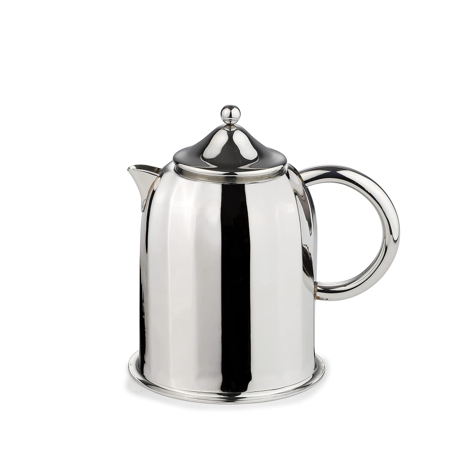 Chrome Stainless Steel Coffee Pot With Mug Set - Dome Series | Corporate Gifting For Diwali - 1 Dome Coffee Pot + 4 Mug | Unbreakable Tea & Coffee Cup With Mirror Polish | Serve Ware & Tableware Chrome Stainless Steel Coffee Pot With Mug Set - Dome Series | Corporate Gifting For Diwali - 1 Dome Coffee Pot + 4 Mug | Unbreakable Tea & Coffee Cup With Mirror Polish | Serve Ware & Tableware