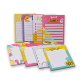 Journal Planner Notepads Diary, Undated To Do List Travel Organizer Unicorn, For Kids, Set Of 8