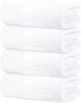 100% Cotton Bath Towel 2000 Gsm | Soft & Ultra Absorbent Quick Dry Large Size Bath Towel (White) - Set Of 4
