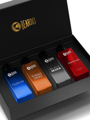 Beardo Ehisky Smoke, Black Musk, Godfather & T Sunamii Assorted Eau De Parfum Gift Set For Men 20ml Each 80ml 2.7 Fl.oz. Pack Of 4