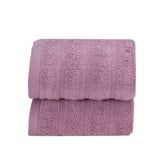 Maspar 100% Cotton Casper Hand Towel 500 Gsm (Purple) - 2 Pcs