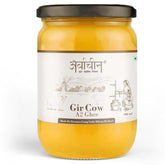 Premium A2 Gir Cow Ghee By Arvachin | Bilona Method Grassfed Cultured Traditional Desi Ghee For Muscles | (500ml) 16.9 Ounce | Jar Pack