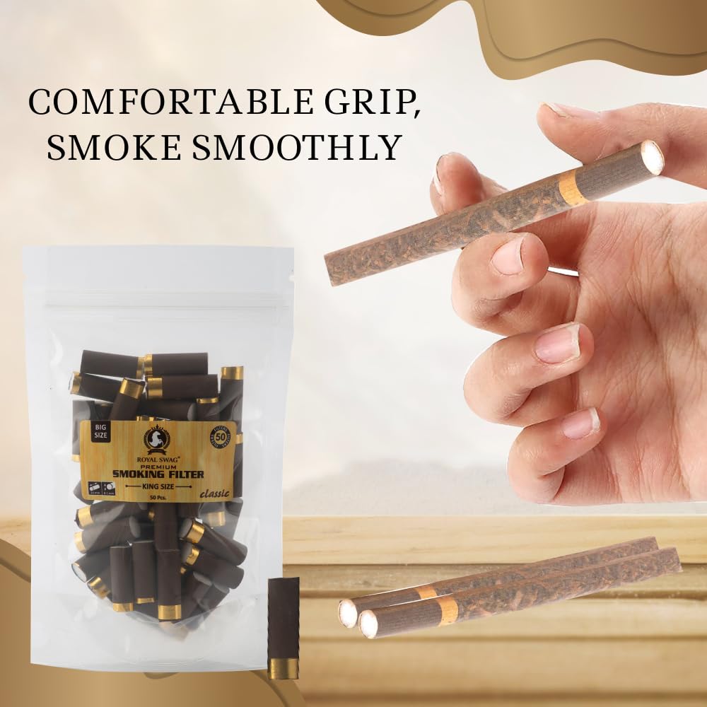 Royal Swag King Size Smoking Filters (24mm *7 Mm Filter) 50 Filters / Pack Royal Swag King Size Smoking Filters (24mm *7 Mm Filter) 50 Filters / Pack