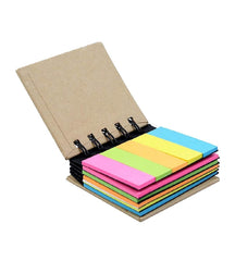Pocket Size Spiral Sticky Note Pad With Neon Colors Sticky Notes Of Different Sizes In One Pad