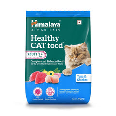 Himalaya Healthy Cat Food Adult, Tuna & Chicken, Complete, Balanced Food For The Growth & Maintenance Of Adult Cats | 400gm