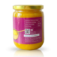 100% Pure A2 Desi Cow Ghee By Nei Native | Rich In Nutrients & Healthy Desi Cow Ghee Perfect For Hair | (500ml) 16.9 Ounce | Jar Pack