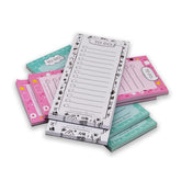 Notepads To-Do List, Memo, Reminder, Note, Book, Stationery Gift | 100 Pages, Set Of 6