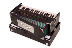Light Weight Harmonium - Double Fold Bellow, 42 Keys, Two Reeds (Bass-Male), 440 Tuned | Handmade Instrument
