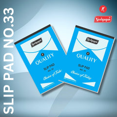 Slip Pad No.33 - Ruled Writing Pads, 80 Pages, Compact Size For Office, School, Pack Of 8